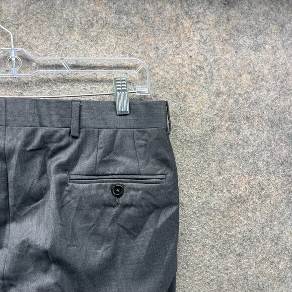 Ted Baker Pants Men 29R Gray London Roger CT Dress Slacks Italian Wool - Picture 8 of 11